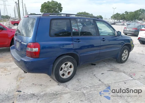 2006 Toyota Highlander из США, поврежденный, VIN JTEGD21A960147203